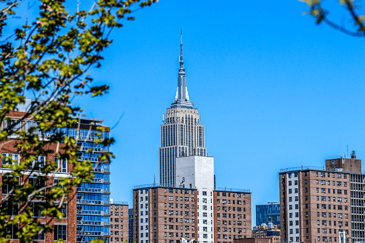 New York City landscape.