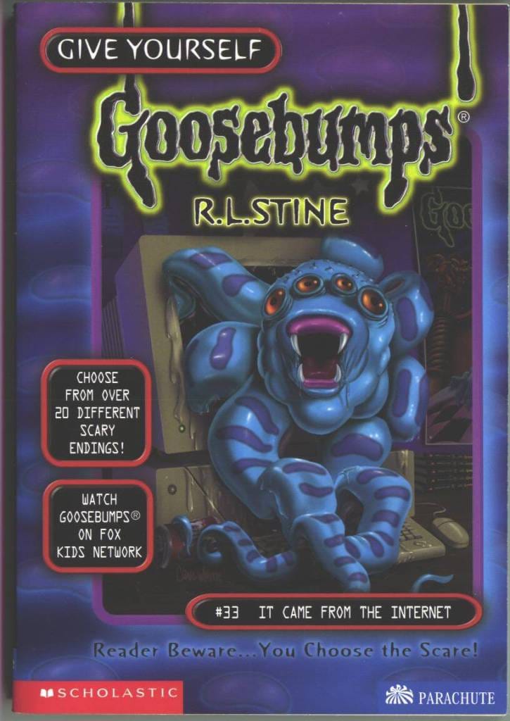 Give Yourself Goosebumps: It Came from the Internet front cover