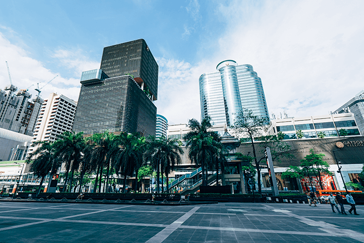 A street in Bangkok.