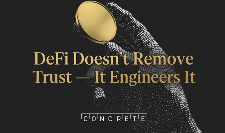DeFi Doesn’t Remove Trust — It Engineers It