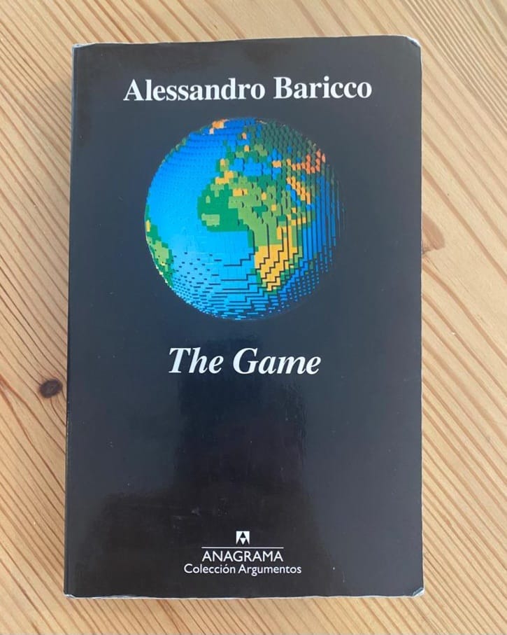 Portada del libro “The Game” de Alessandro Baricco