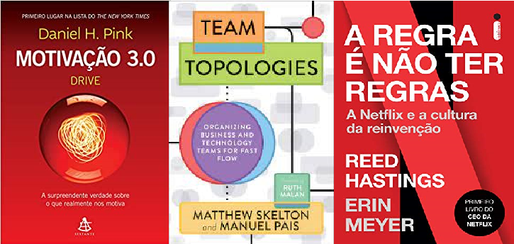 Motivação 3.0, Team Topologies e A Regra é não ter regras.