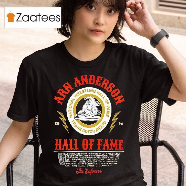 Arn Anderson Hall Of Fame National Wrestling Hall Of Fame Frank Gotch Award 2024 Shirt