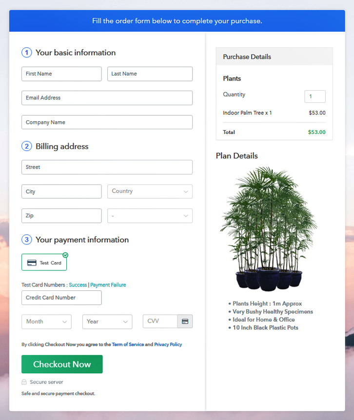 Online Plant Selling Website  