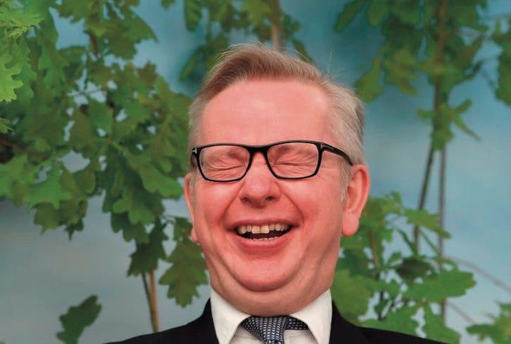 Photo of Michael Gove laughing