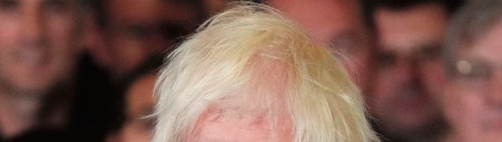 Photo of the top of Boris Johnson’s head