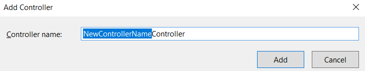 Add controller name