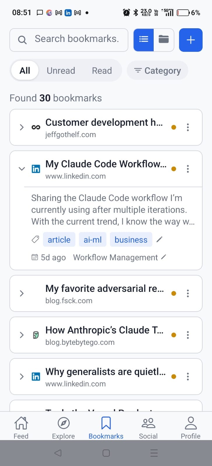 Scratching My Own Itch: How I Built a Bookmarks Manager and Found Users Along the Way