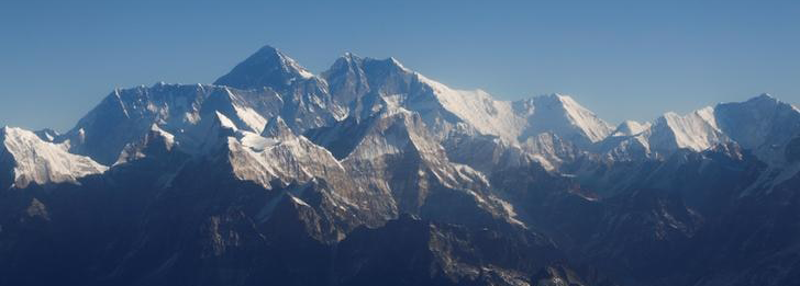 A photo of the Himalayan Mountains visible from Punjab, India in April 2020 due to the pandemic shutdown. Photo credit: Reuters: Monika Deupala via ABC News (Australian Broadcasting Corporation).