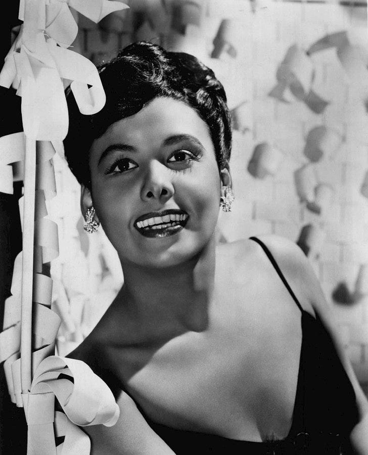An image shows Lena Horne.