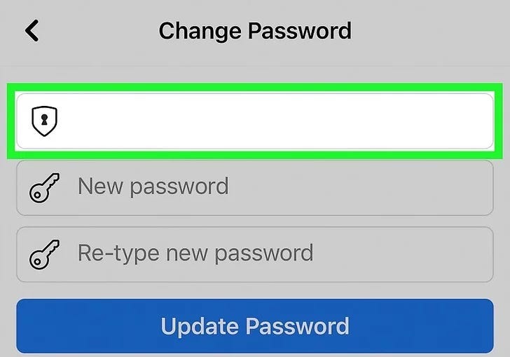 How to Change Password Facebook