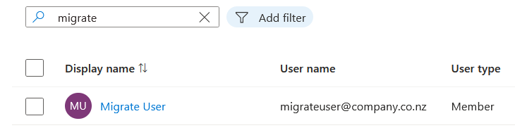 Image of user in B2C