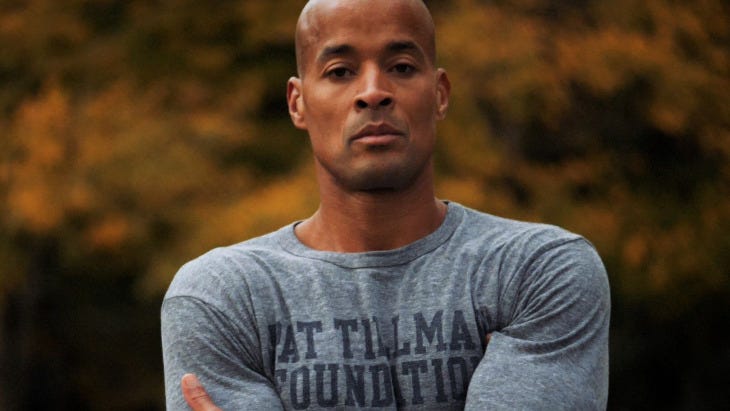 David Goggins Standing