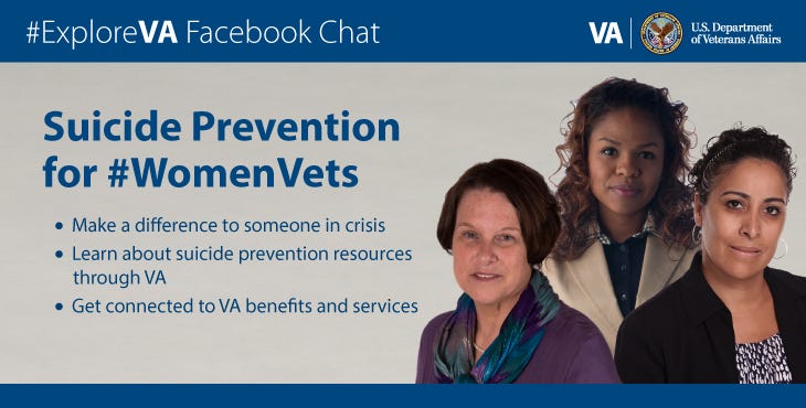 #Explore VA Facebook Chat, Suicide Prevention for #WomenVets