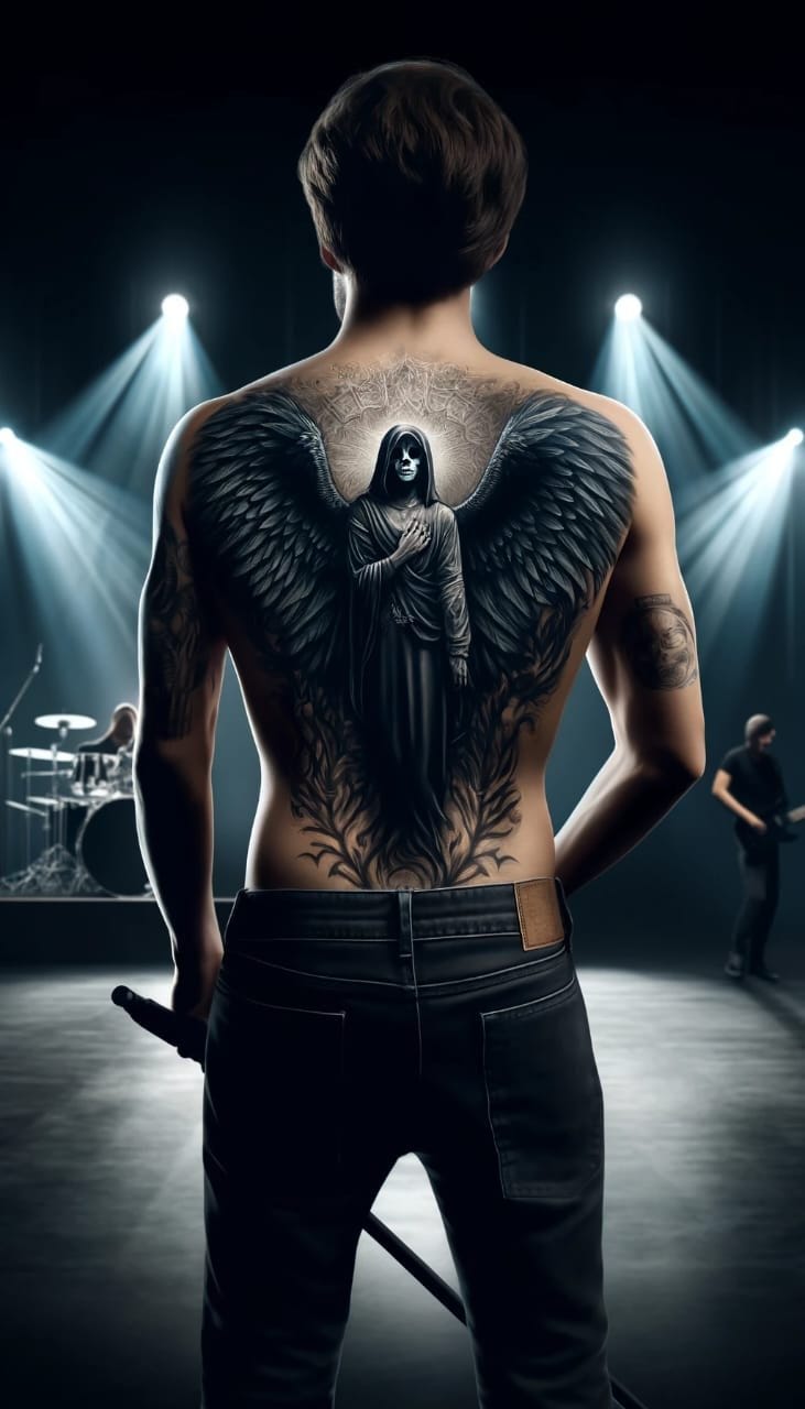 Angel of Death Tattoo: Unveil the Dark and Intriguing Art