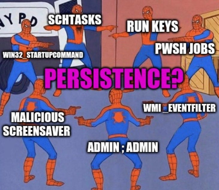 Multiple Ways to Achieve Windows Persistence