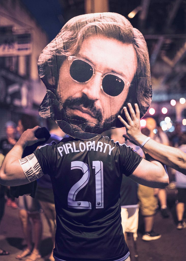 "No Pirlo, no party"