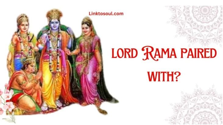 the god Rama is frequently paired with