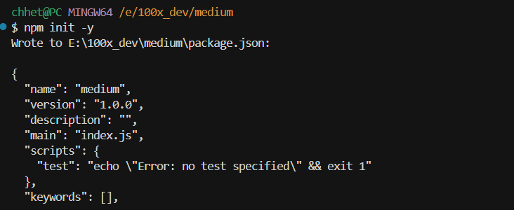 Setting up Typescript from scratch