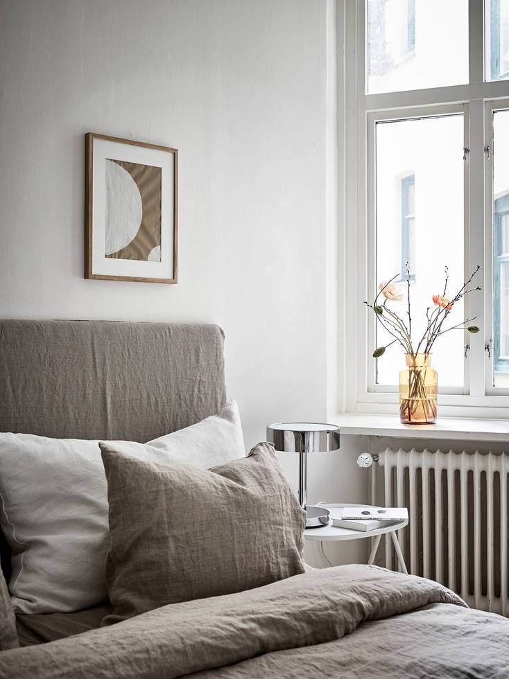 A warm greige home - via Coco Lapine Design blog