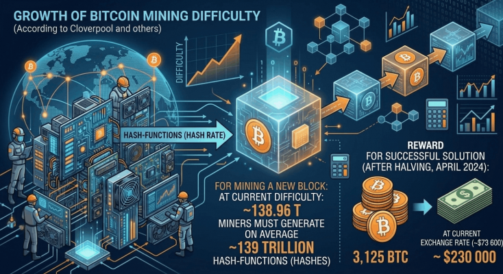 Bitcoin Mining Difficulty Increases: What’s Happening on the Network and How Does It Work?