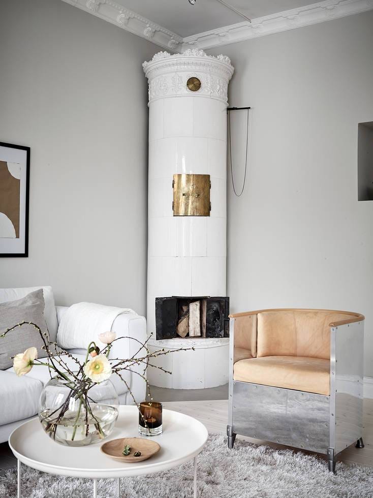 A warm greige home - via Coco Lapine Design blog