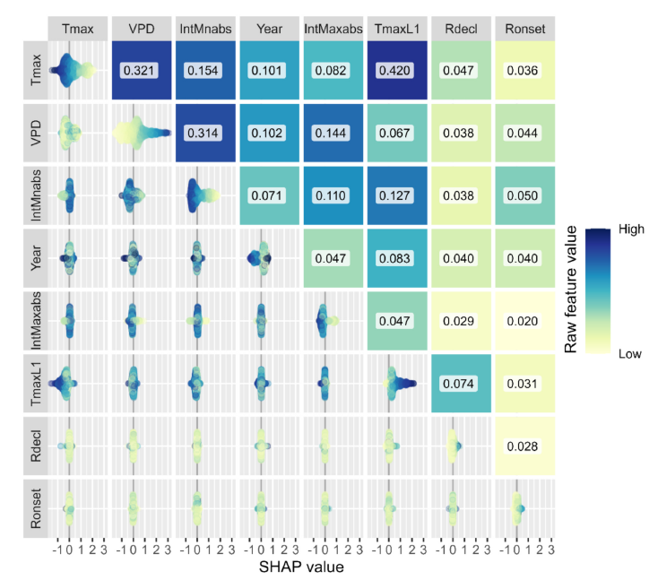 Journal Figure Replication | Plotting SHAP Interaction Matrix Heatmaps with Python
