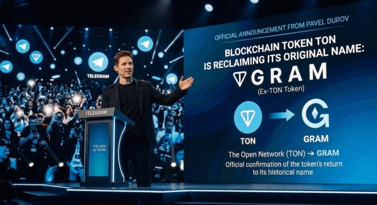Gram Is Back: Pavel Durov Renames Toncoin and Opens a New Chapter in TON’s History