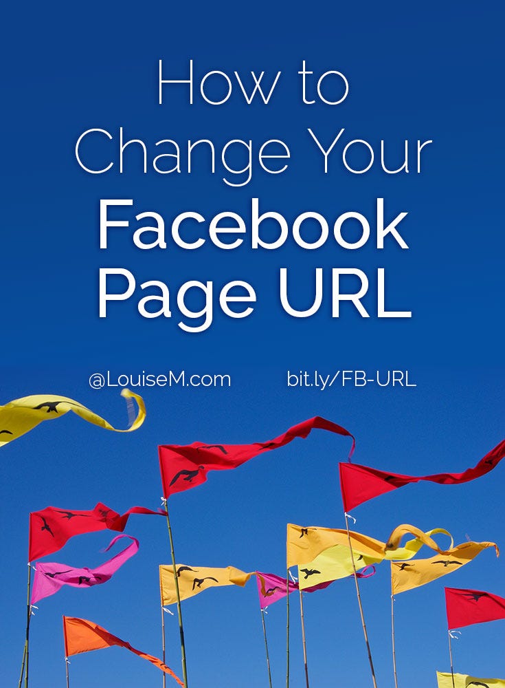 How to Change Your Facebook Page URL / Username / Vanity URL