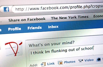 Facebook, Social Media, Flunking College, and Bad Attitudes