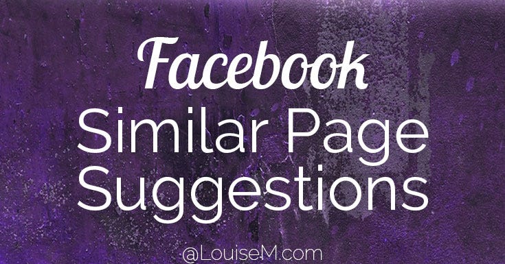 Want to disable Facebook similar page suggestions on your Page? Participation in Page Suggestions is voluntary. Here's how to turn it off.