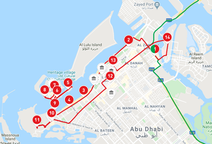 Big Bus Abu Dhabi Red Route