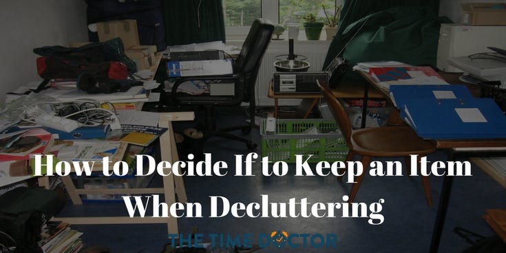 How to Decide If to Keep an Item When Decluttering