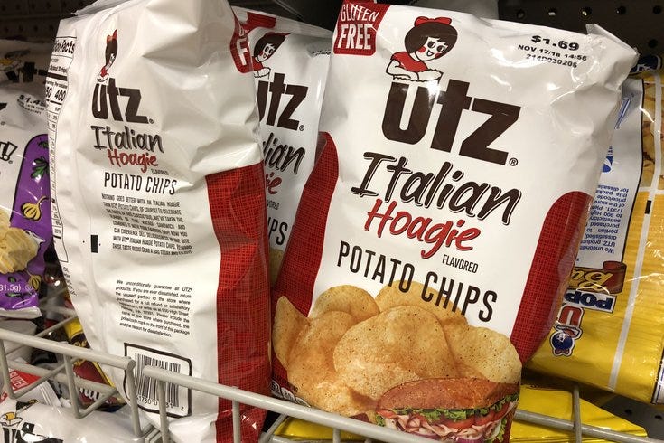 UTZ Italian Hoagie Flavored Potato Chips