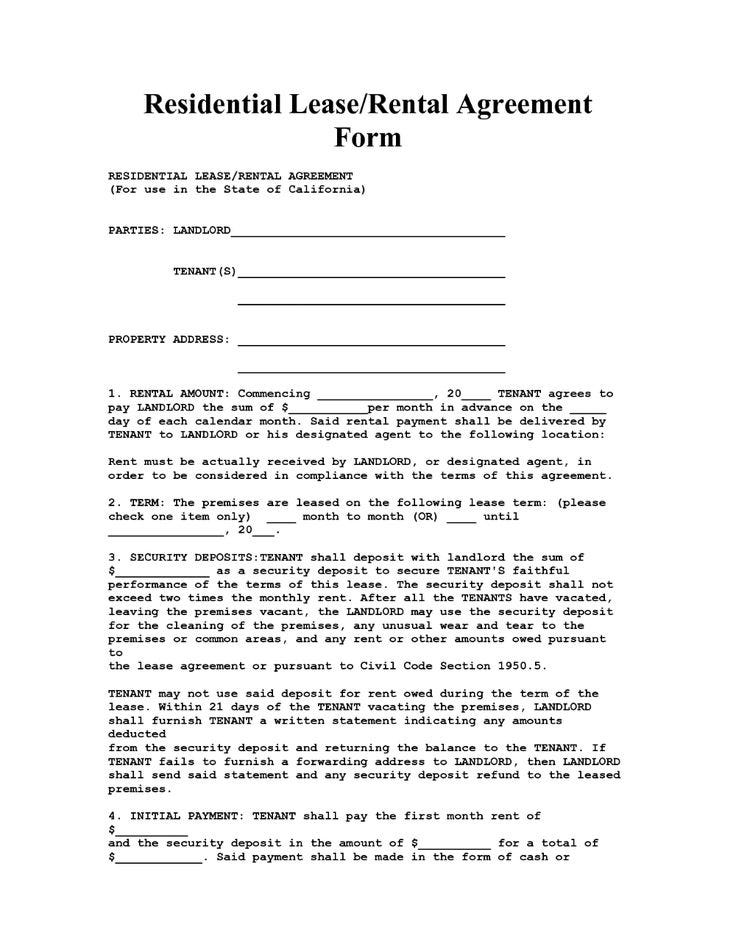 Irish Lease Agreement Template Rental agreement templates, Lease agreement, Room rental agreement
