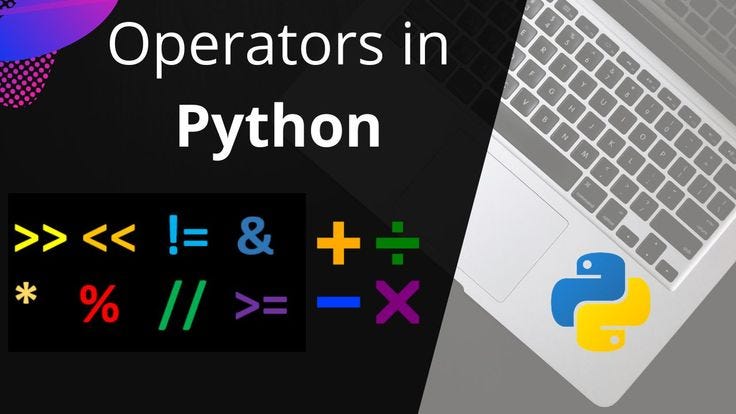 Part 01 : Operators in Python…