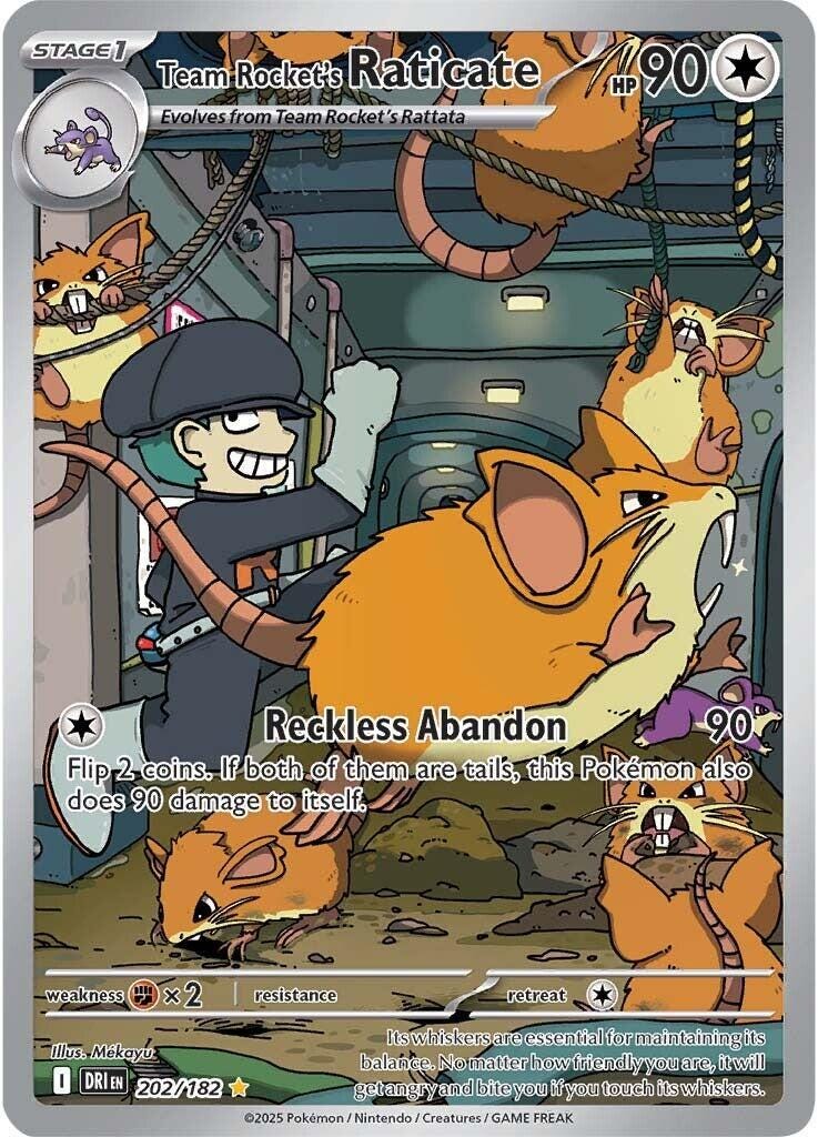 Team Rocket’s Raticate #202 Pokemon Destined Rivals ermalalibali.com