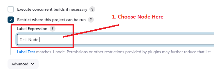 Choose Restricted Node