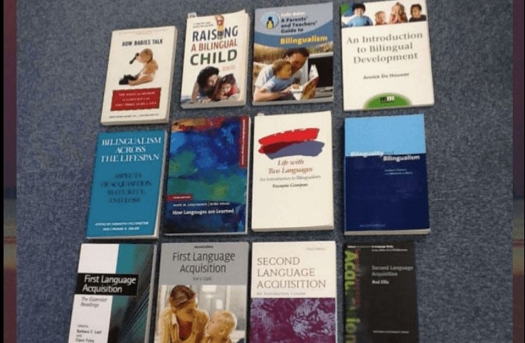Bilingualism, first language acquisition, and bilingual child-raising books