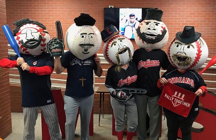 Cleveland Indians, Michael Brantley play host to Wooster High baseball team  manager Joey McGhee, by Cleveland Guardians