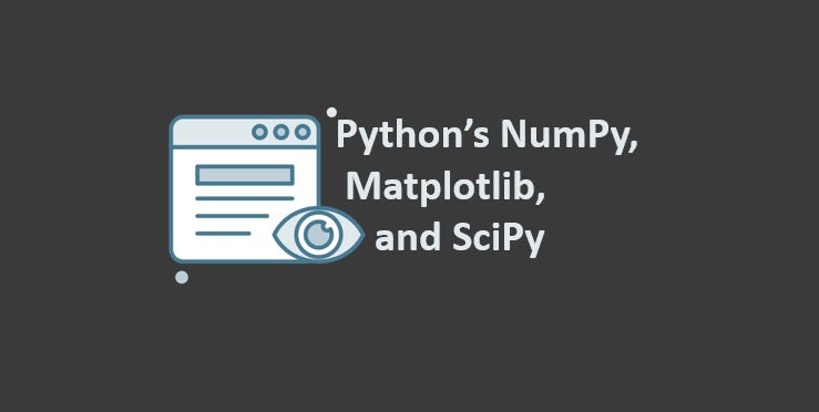 Data and Visualization with Python’s NumPy, Matplotlib, and SciPy