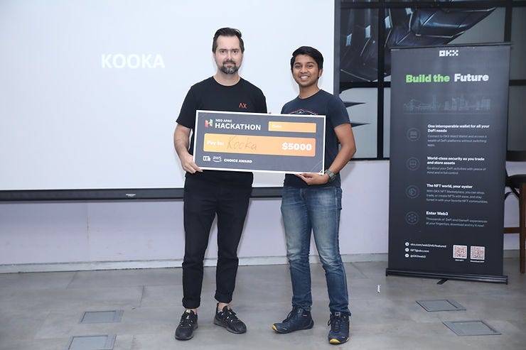 Kooka — Winner of the AWS Choice Award — $5,000