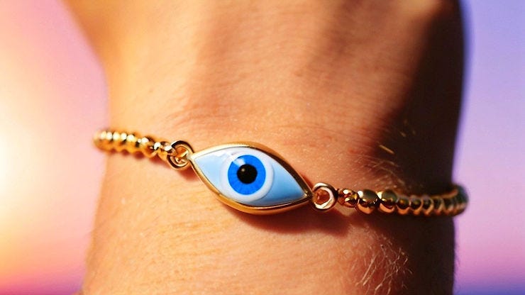 Gold Evil Eye Bracelet