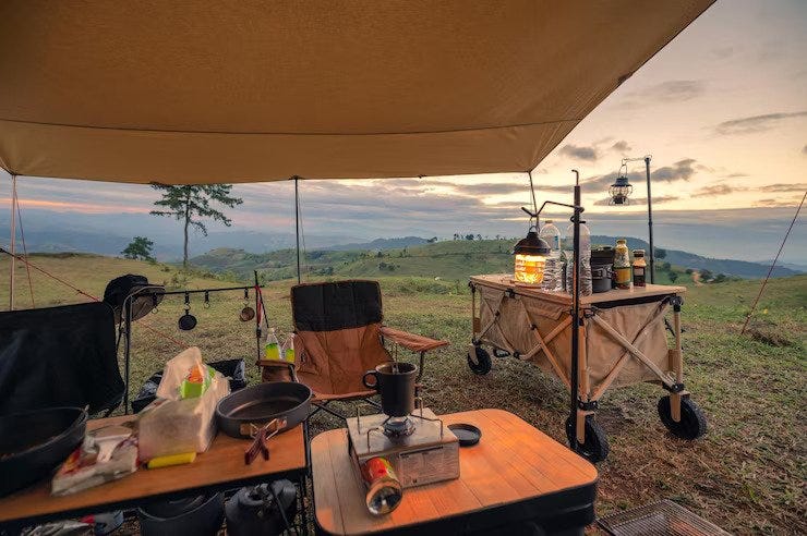 How Do You Cook When Glamping?