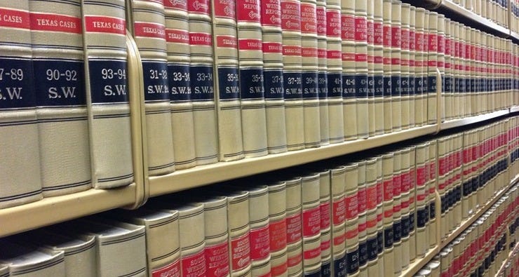 Law books