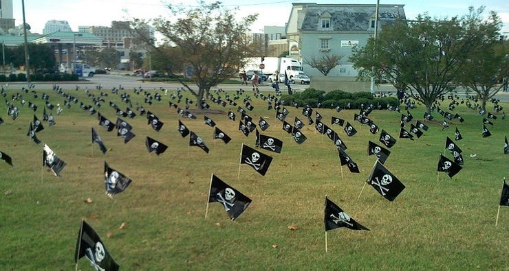 Pirate flags roger gregory