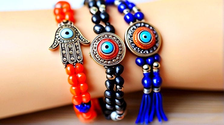 Hamsa Evil Eye Bracelet