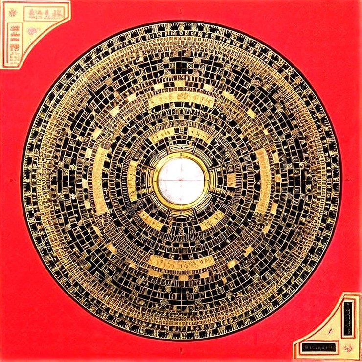San He Luo Pan Feng Shui Compass