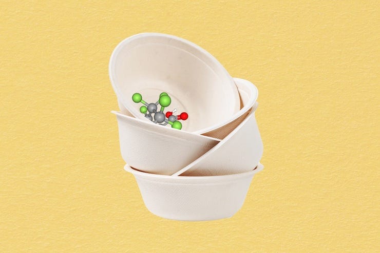 Pfas biodegradeable compostable bowl fast casual august 2019