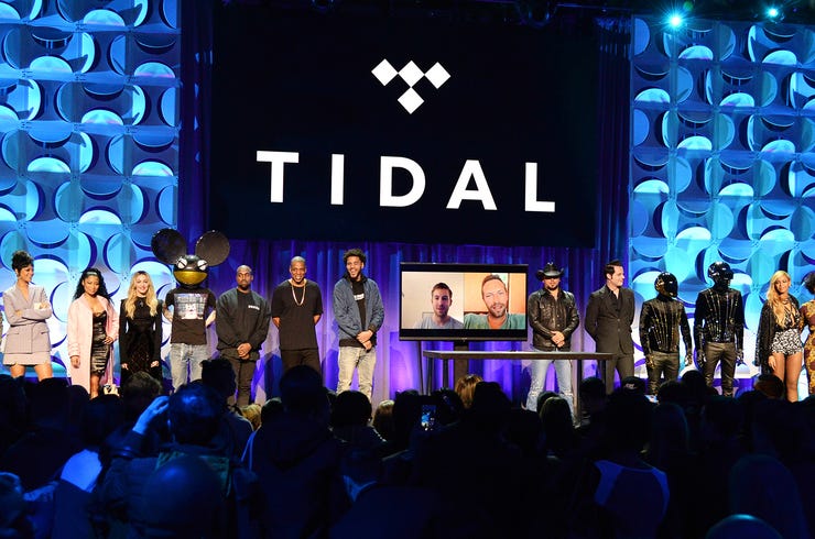 Tidal launch press conference billboard 1548